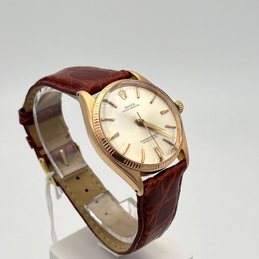 Rolex Oyster Perpetual 34mm Ref. 1005 Vintage, Acciaio, Quadrante Crema, Cal. 1570