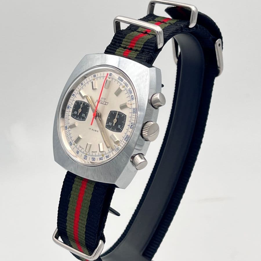 Nelco Genève Cronografo Vintage a Carica Manuale