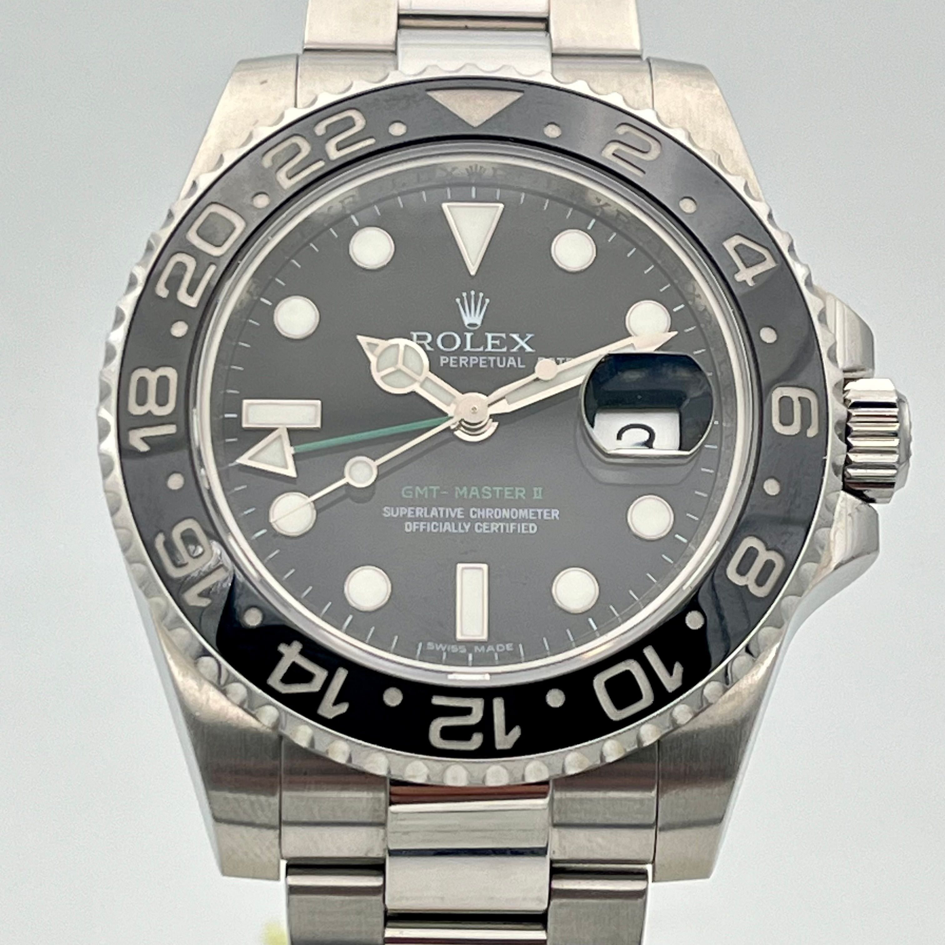 Rolex GMT-Master II 116710LN Acciaio Nero 2009