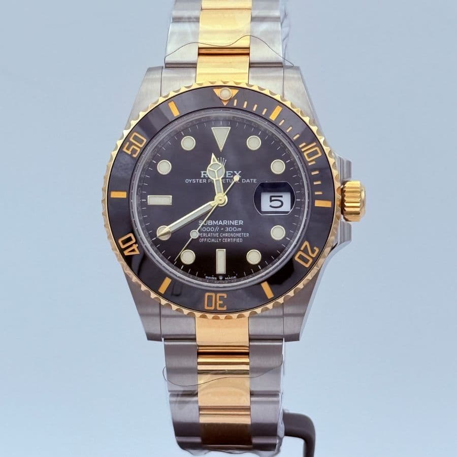 Rolex Submariner Date Oyster, 41 mm, Oystersteel e oro giallo