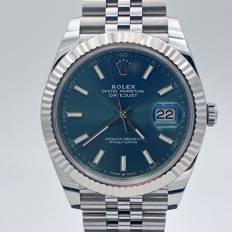 Rolex Datejust 41 Oystersteel e Oro Bianco Verde