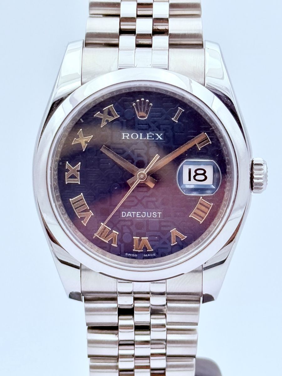 Rolex Datejust 36 Automatico Acciaio Jubilee Full Set Anno 2016
