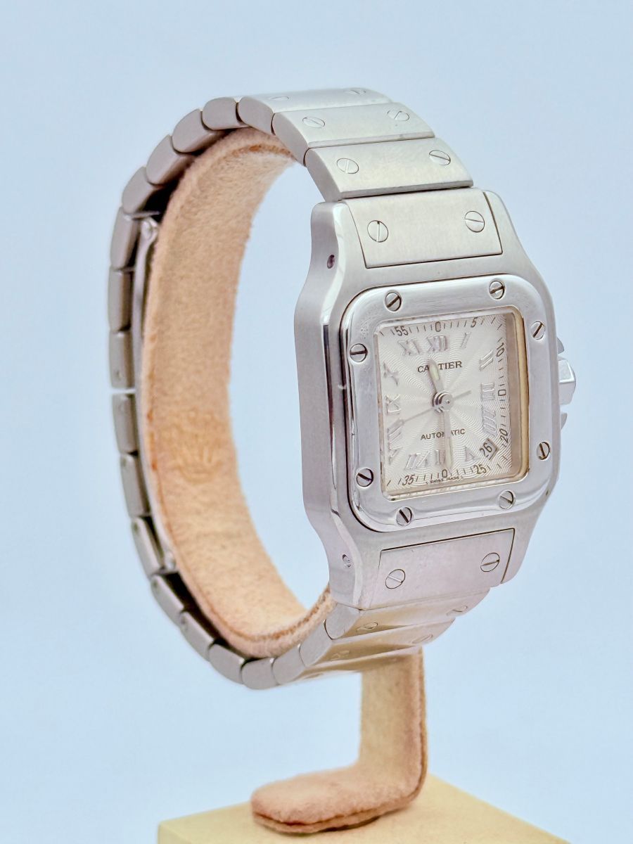 Cartier Santos Galbée Ref. 2423 Donna Acciaio e Oro Automatico