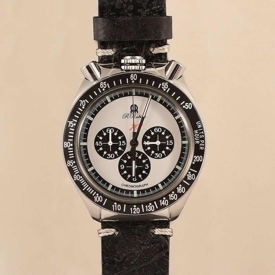 RRUBINI Orologio Cronografo Sportivo 70° Acciaio Ref. R8C277