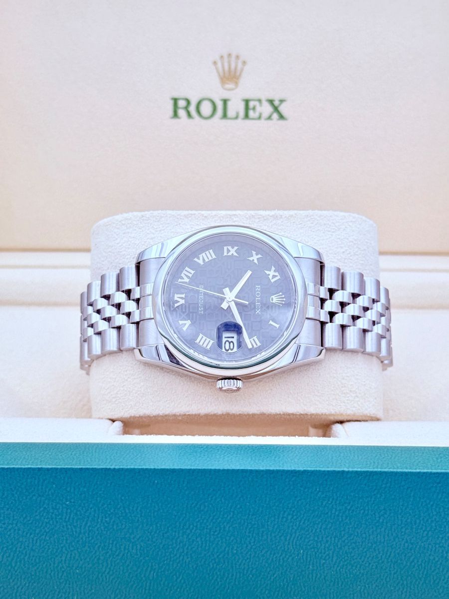 Rolex Datejust 36 Automatico Acciaio Jubilee Full Set Anno 2016