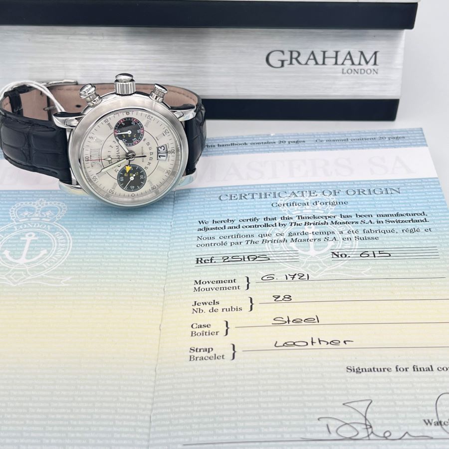 Graham Silverstone Cronografo GMT Gran Data Automatico