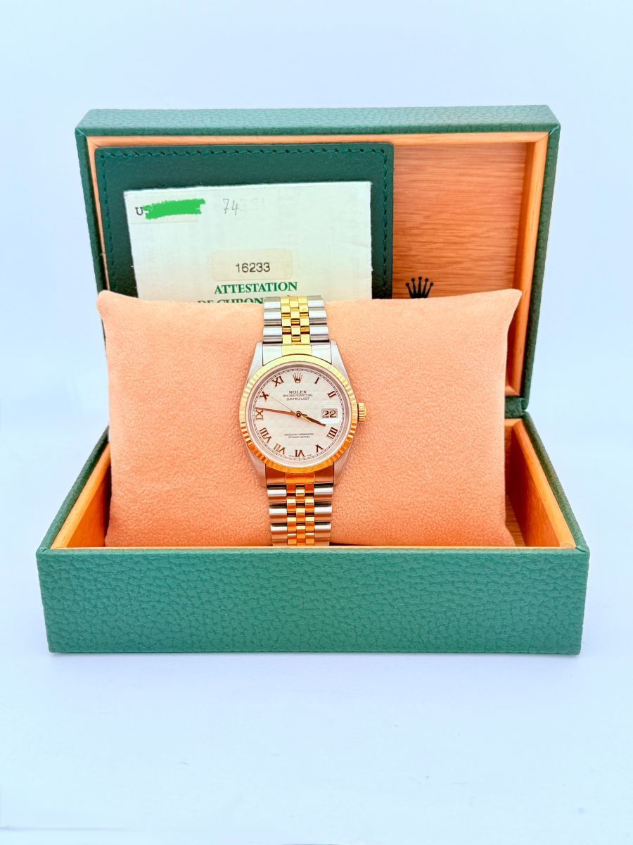 Rolex Datejust 36 Referenza 16233 Acciaio e Oro Giallo