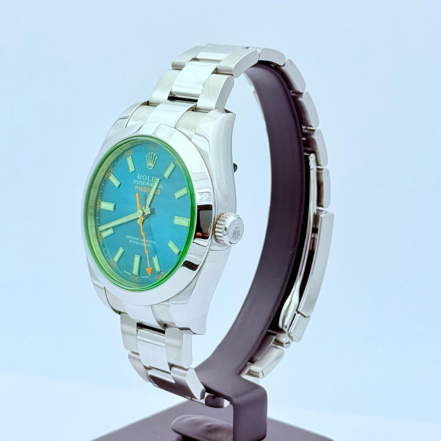 Rolex Milgauss 116400GV Quadrante Z-Blue