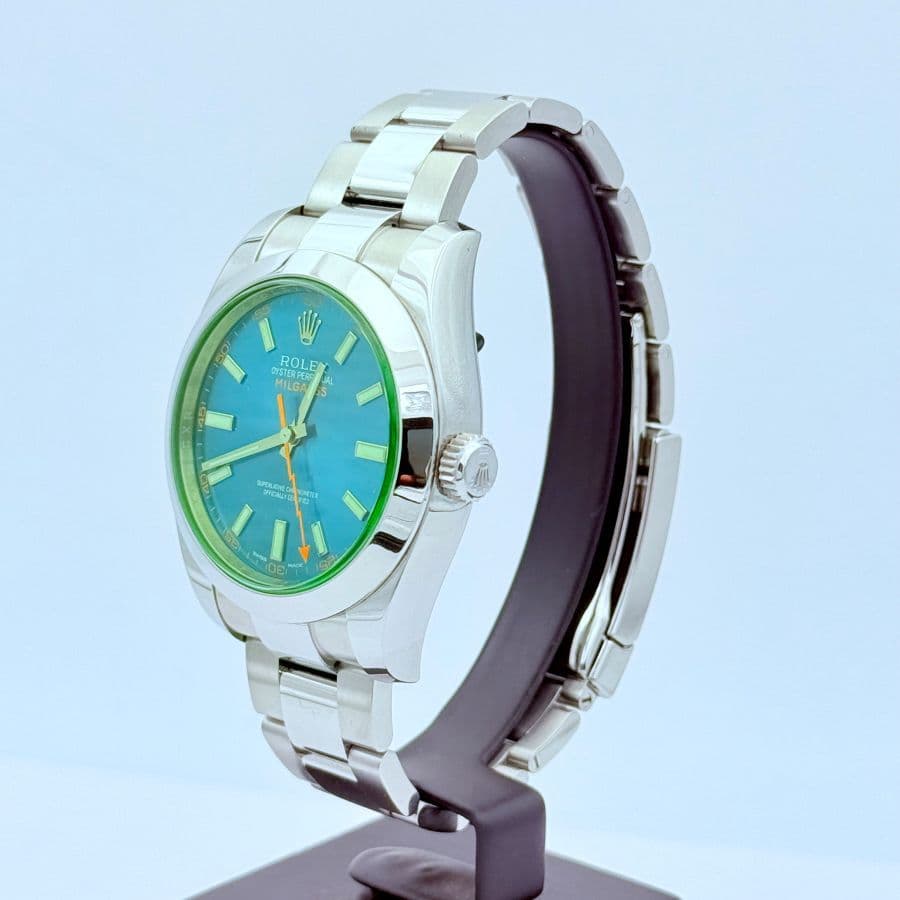 Rolex Milgauss 116400GV Quadrante Z-Blue