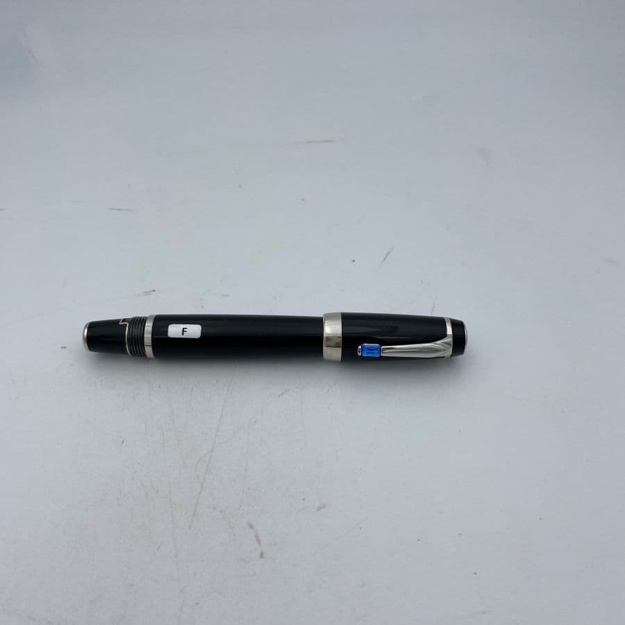 Montblanc Boheme Bleu Penna Stilografica Retrattile con Pietra Blu, Full Set NOS