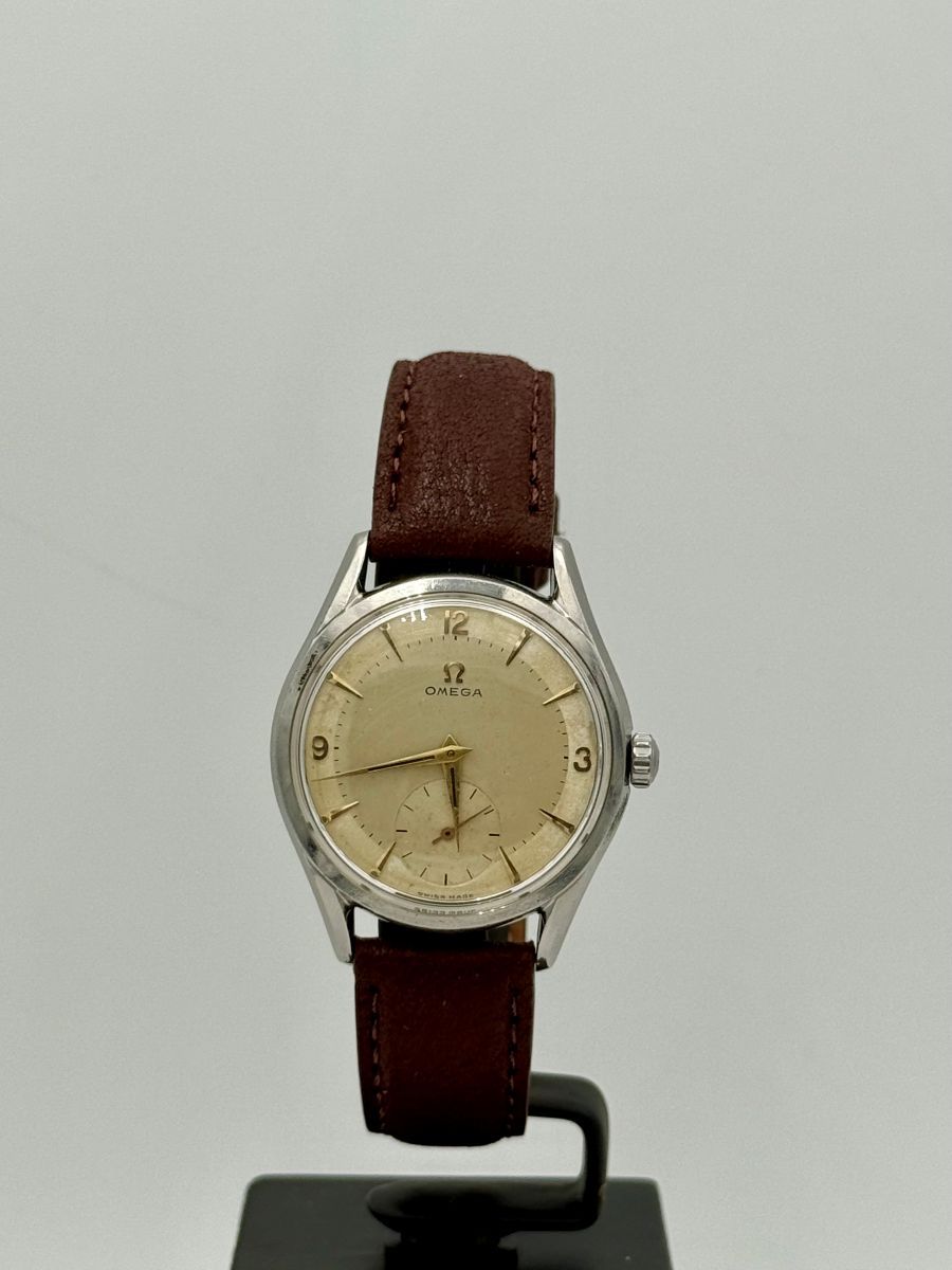 Omega 'Bullseye' Cronografo Manuale Cal. 266 Acciaio Ref. CK 2791-1 con il certificato originale di acquisto