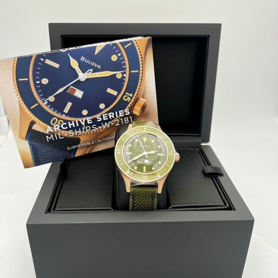 Bulova Edizione Speciale MIL-SHIPS Bronzo 150° Anniversario
