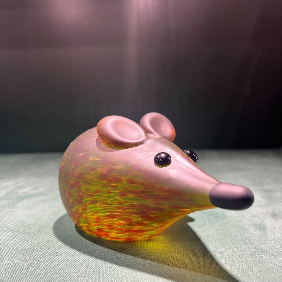 Fermacarte Borowski "Mick" in Vetro Soffiato, Linea Studio