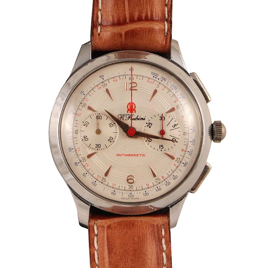 RRubini Serie 1951 Orologio Cronografo Landeron 48 Numero 9