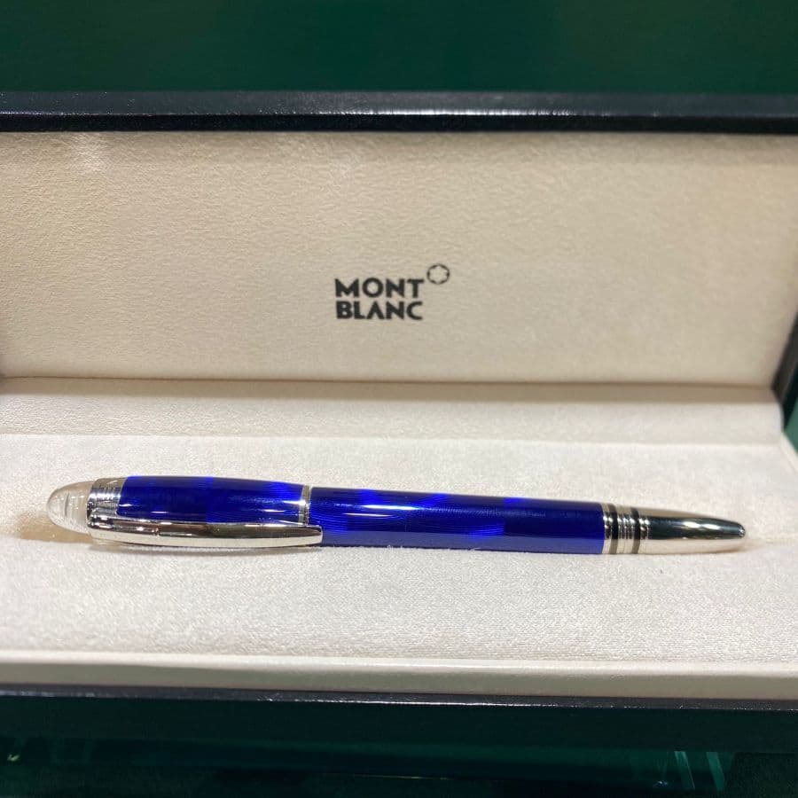 Montblanc StarWalker Blue Planet Resina Pregiata Penna a Sfera