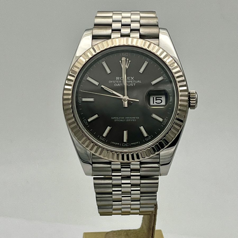 Rolex Datejust 41 Oystersteel e oro bianco Rodio