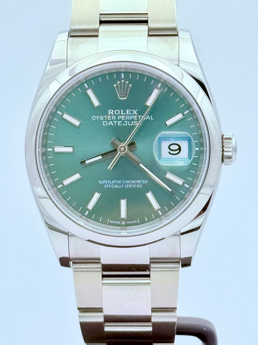 Rolex Datejust 36 Oyster Perpetual - Quadrante Verde Menta