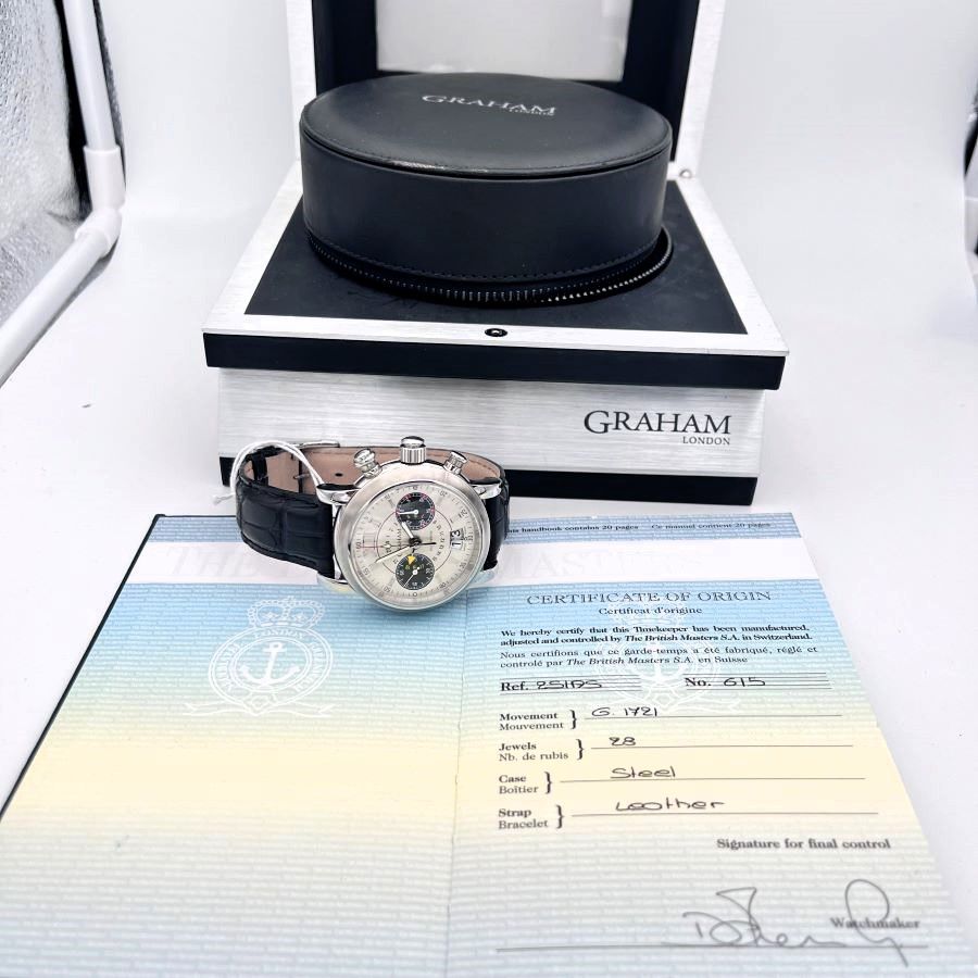 Graham Silverstone Cronografo GMT Gran Data Automatico