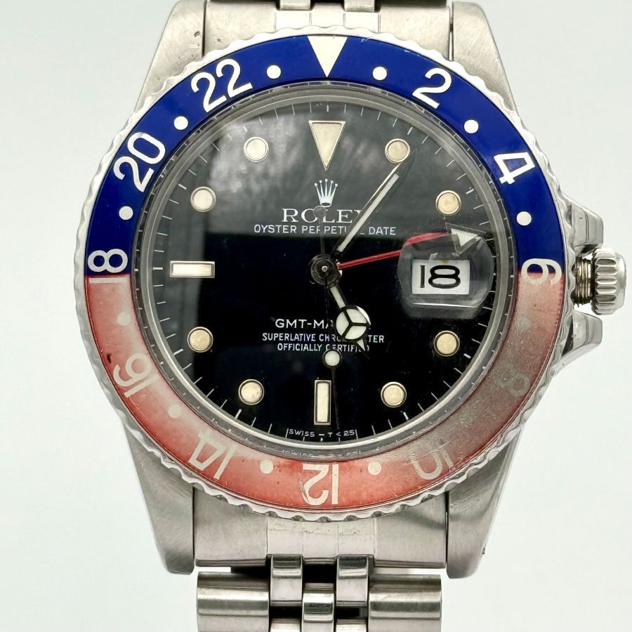 Rolex GMT Master Referenza 16750 Mark IV - Acciaio, Plexiglass, Anno 1984