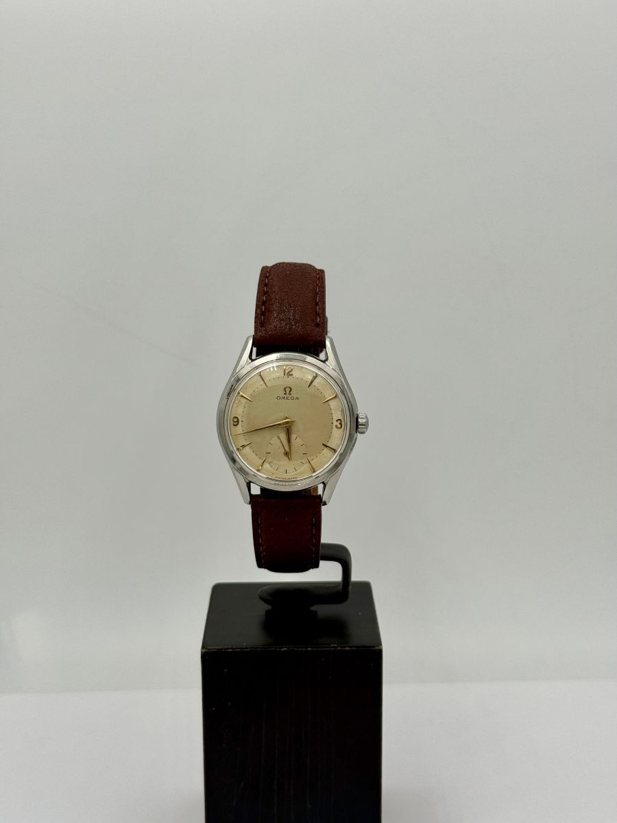 Omega 'Bullseye' Cronografo Manuale Cal. 266 Acciaio Ref. CK 2791-1 con il certificato originale di acquisto