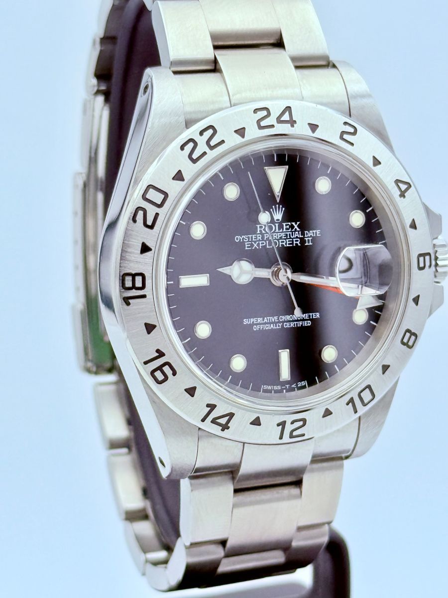 Rolex Explorer II Referenza 16570 Quadrante Nero Anno 2000