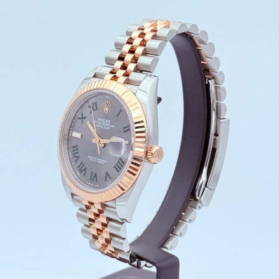 Rolex Datejust 41 Everose Rolesor Quadrante 'Wimbledon'