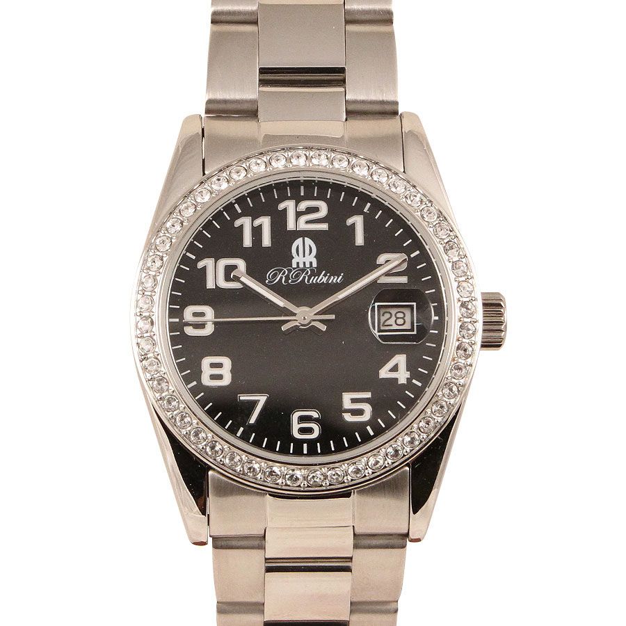 Orologio RRubini Date Classic 36mm con Cristalli
