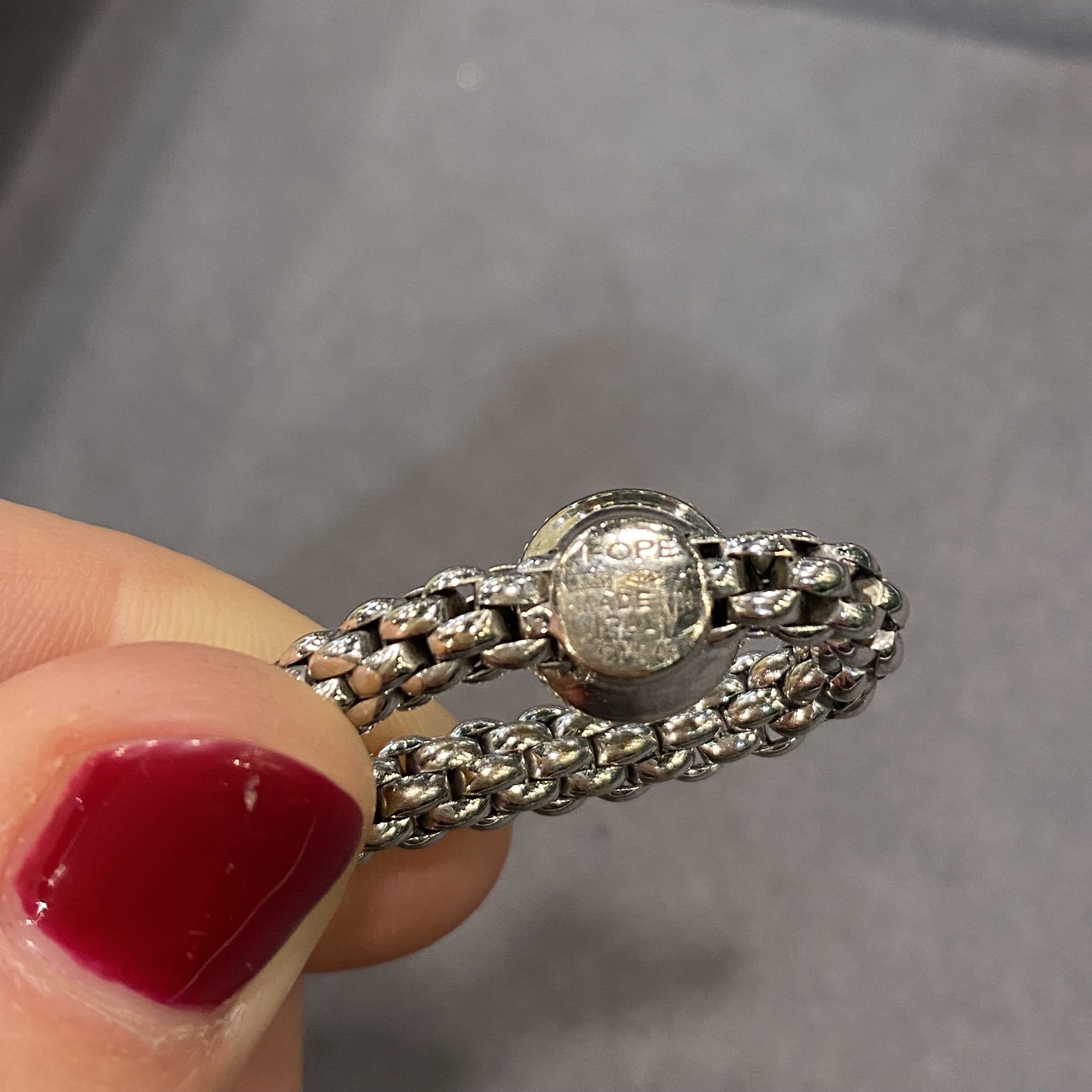 Bracciale Elasticizzato Fope Flexi'it in Oro 18kt con Pavé di Diamanti 0,41ct