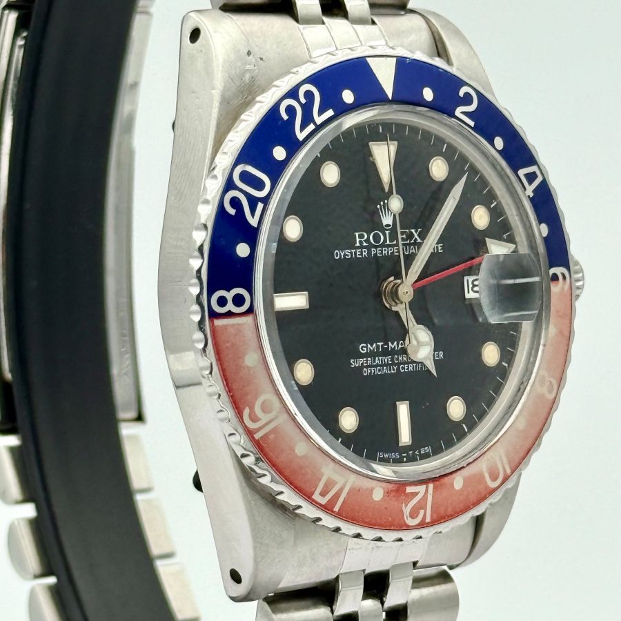 Rolex GMT Master Referenza 16750 Mark IV - Acciaio, Plexiglass, Anno 1984
