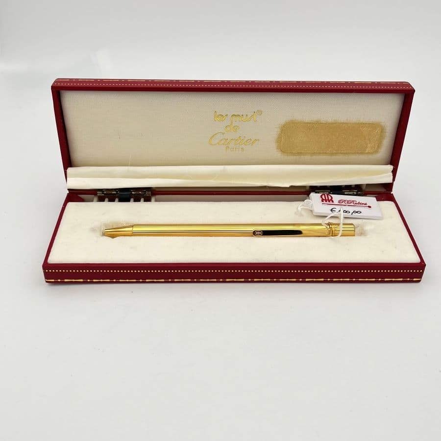 Penna Roller Cartier Trinity da Collezione in Ottime Condizioni