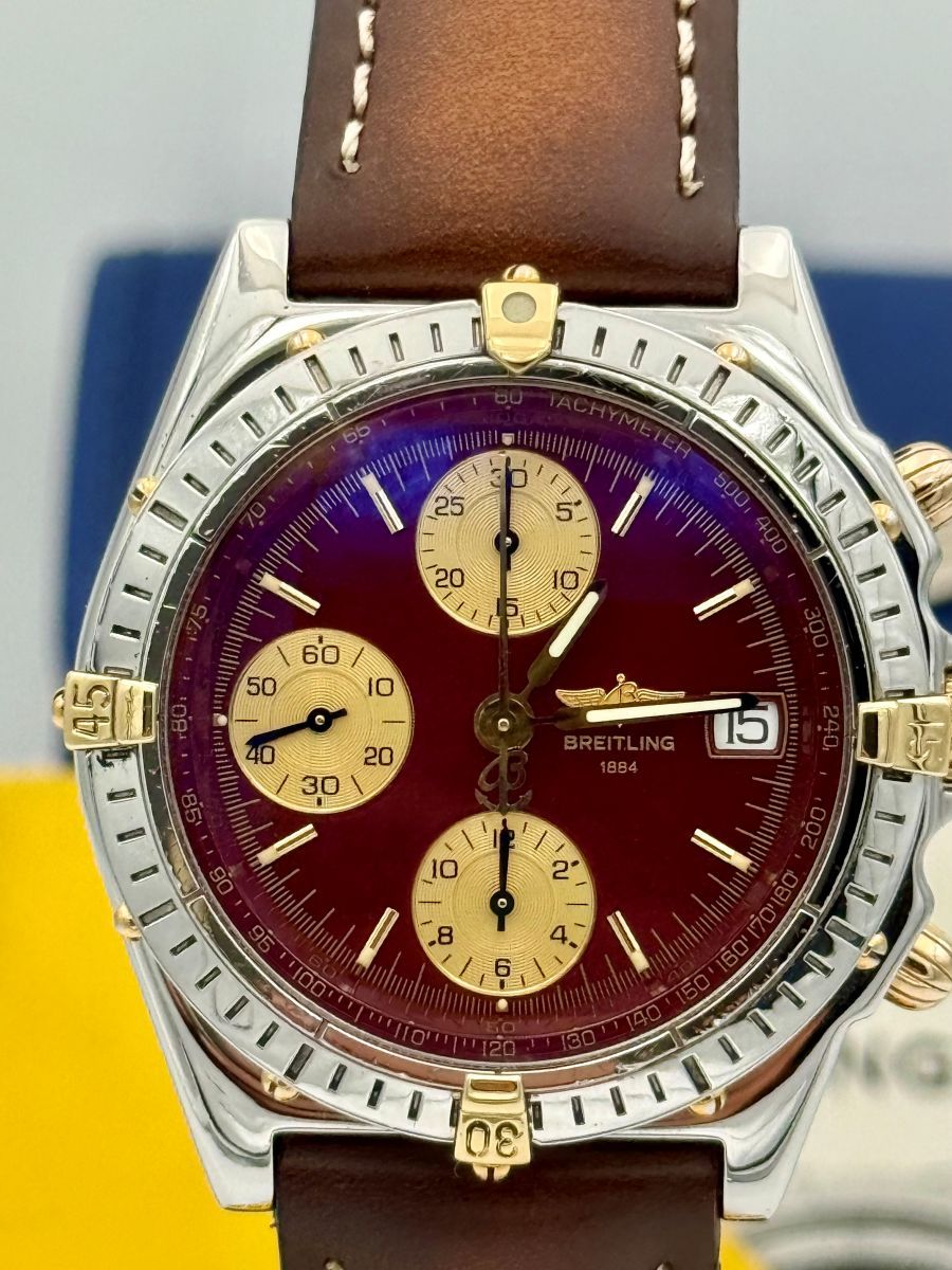 Breitling Chronomat Automatico Ref. 13050 con Quadrante Bordeaux