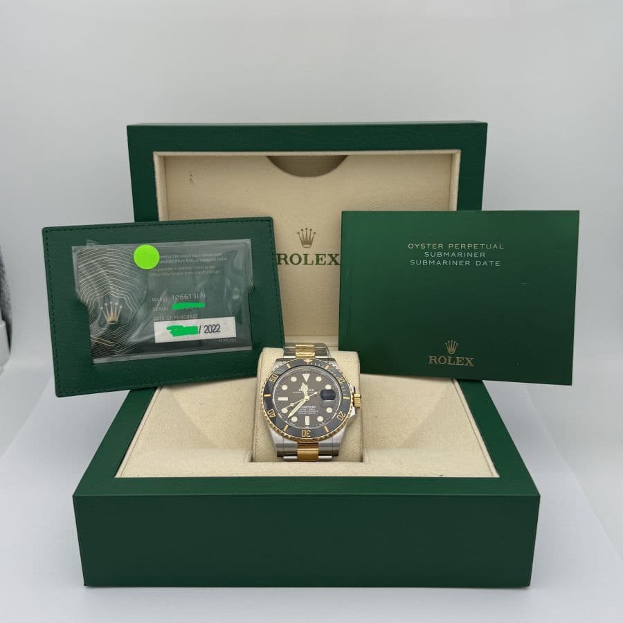 Rolex Submariner Date Oyster, 41 mm, Oystersteel e oro giallo