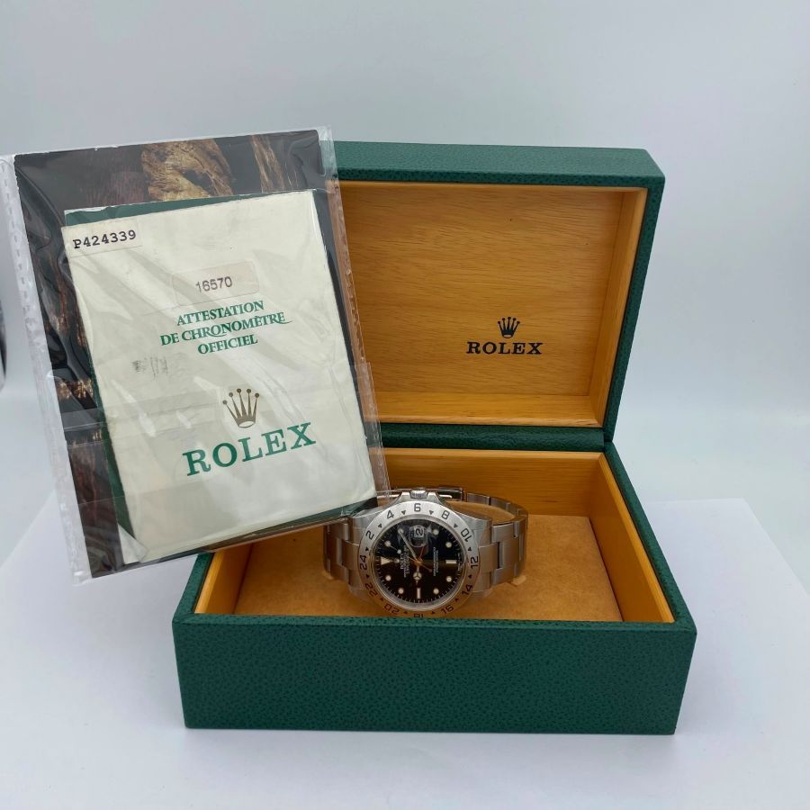 Rolex Explorer II Referenza 16570 Quadrante Nero Anno 2000