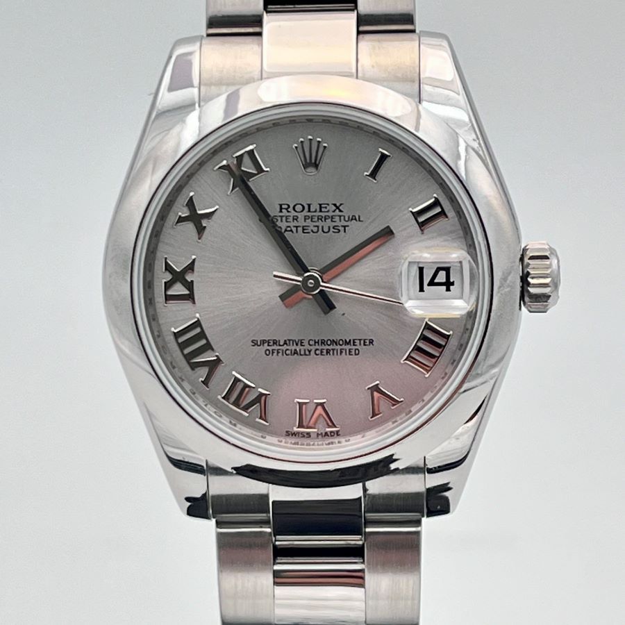 Rolex Datejust 31 Oystersteel Quadrante Grigio Rodio