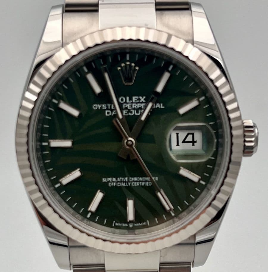 Rolex Datejust 36 Oystersteel e Oro Bianco