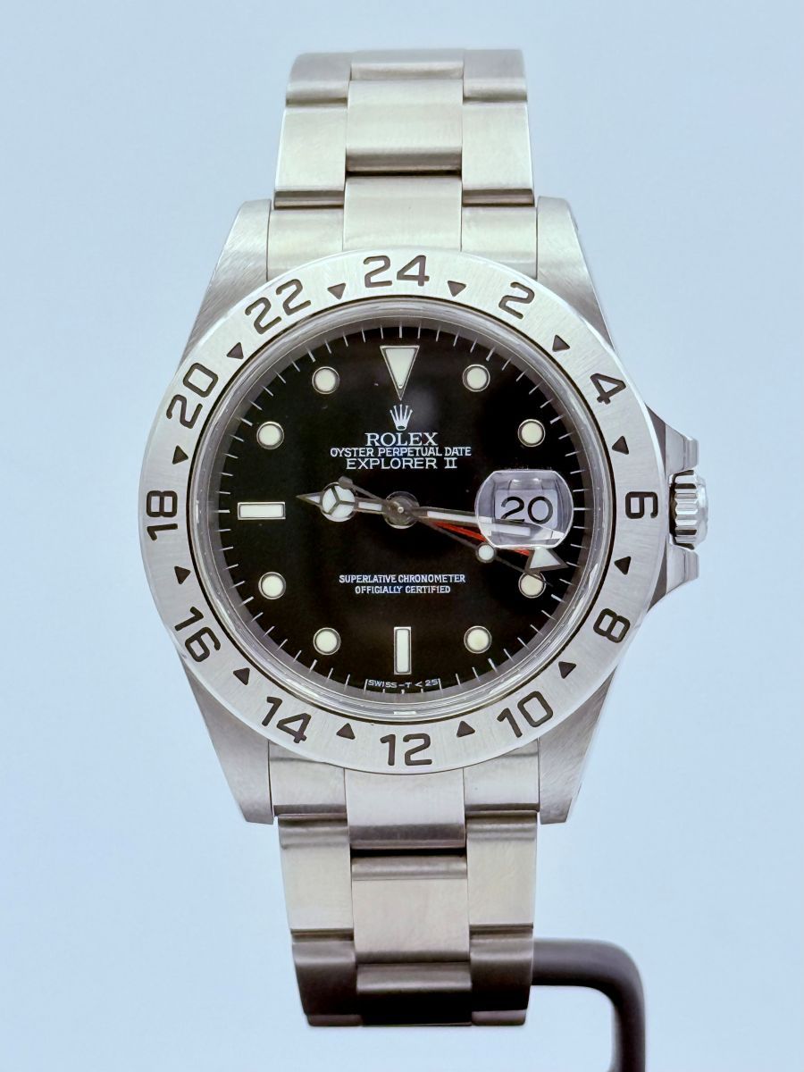 Rolex Explorer II Referenza 16570 Quadrante Nero Anno 2000