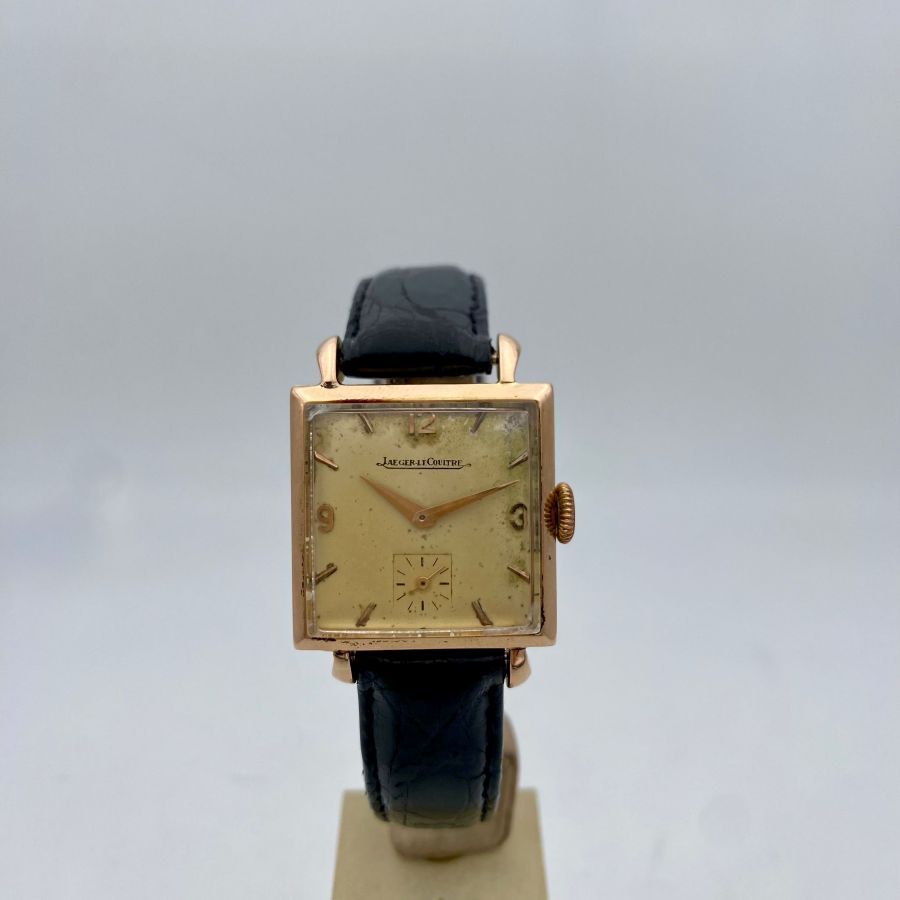 orologio jaeger le coultre quadrato cassa 18kt gr. 15