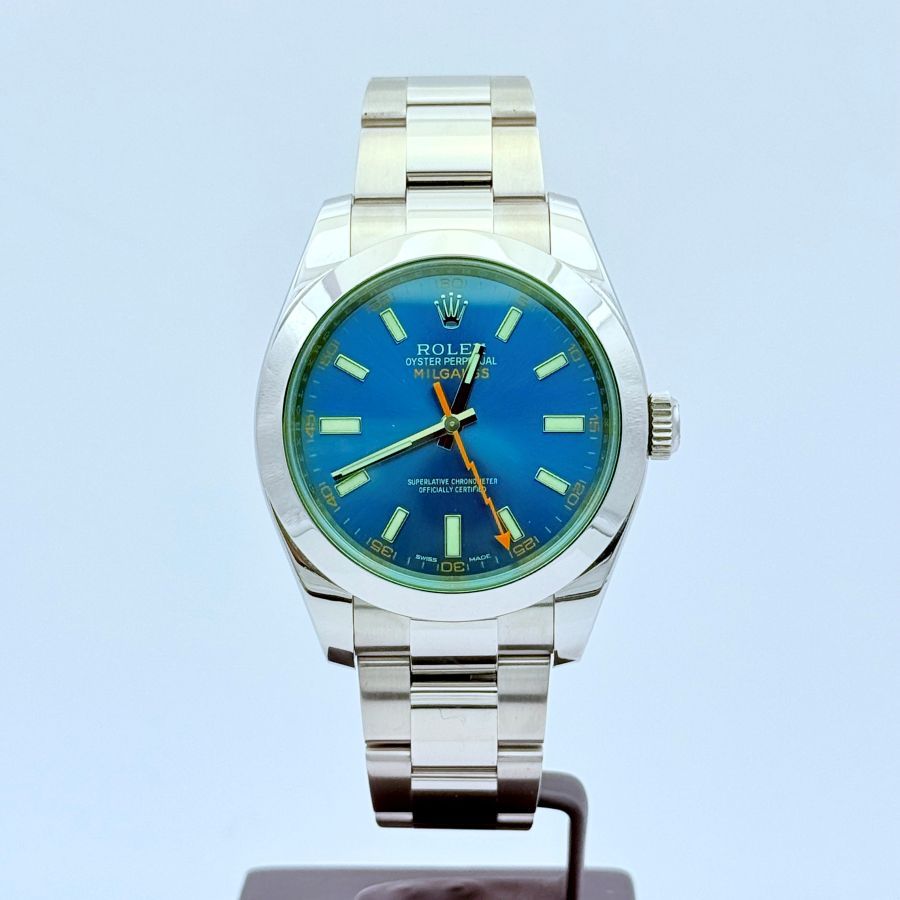 Rolex Milgauss 116400GV Quadrante Z-Blue