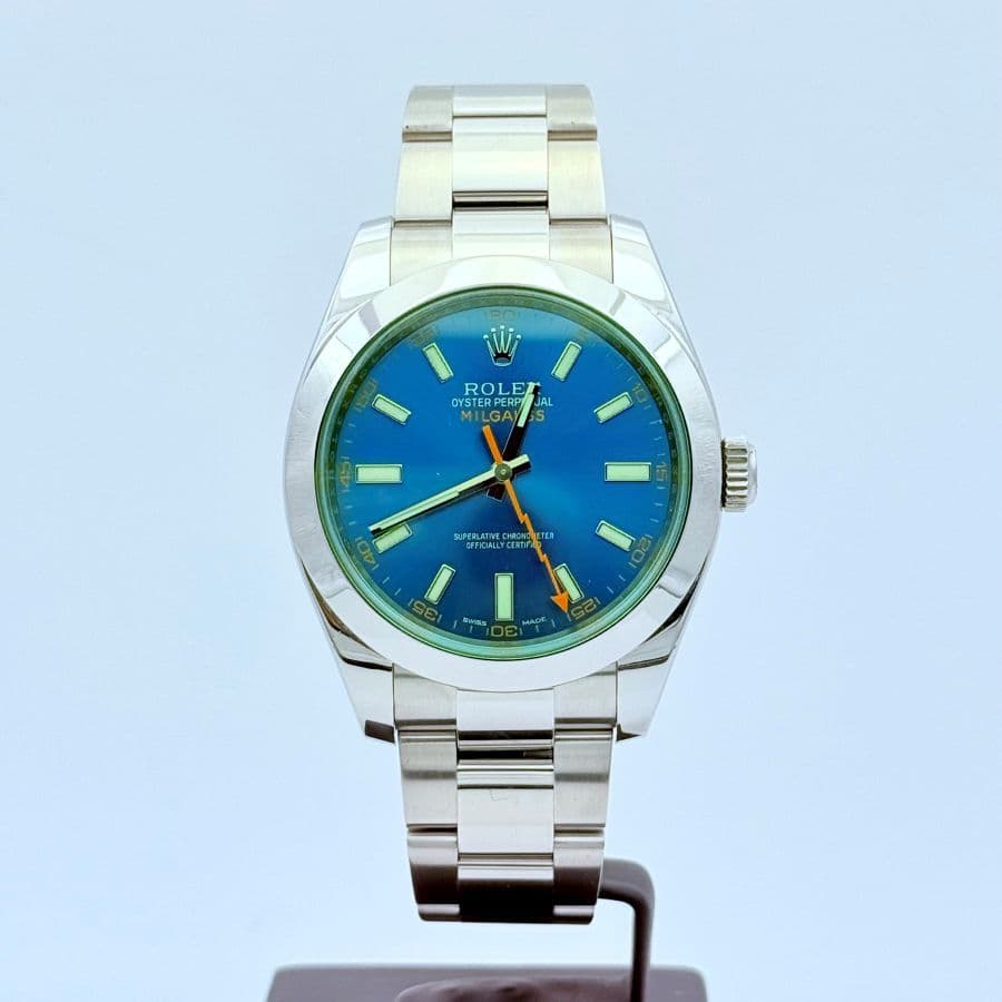 Rolex Milgauss 116400GV Quadrante Z-Blue