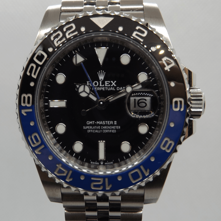 Rolex GMT Master II "Batgirl" Ref. 126710BLNR con bracciale Jubilee, Anno 2019