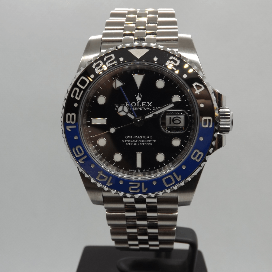 Rolex GMT Master II "Batgirl" Ref. 126710BLNR con bracciale Jubilee, Anno 2019