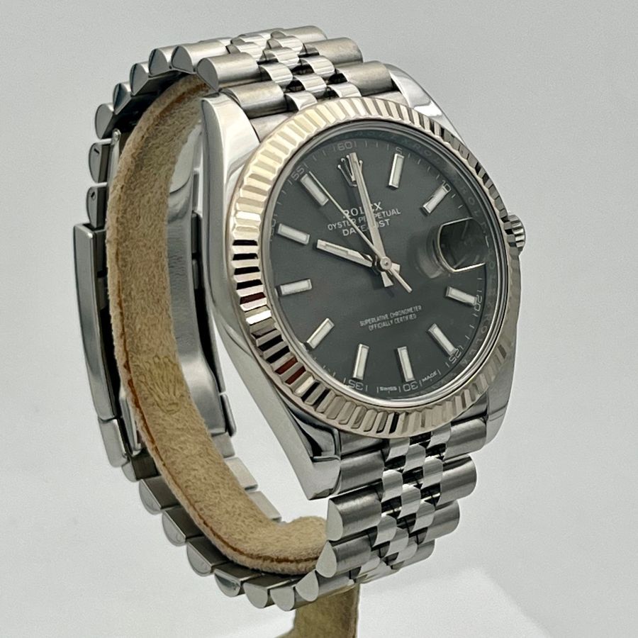 Rolex Datejust 41 Oystersteel e oro bianco Rodio