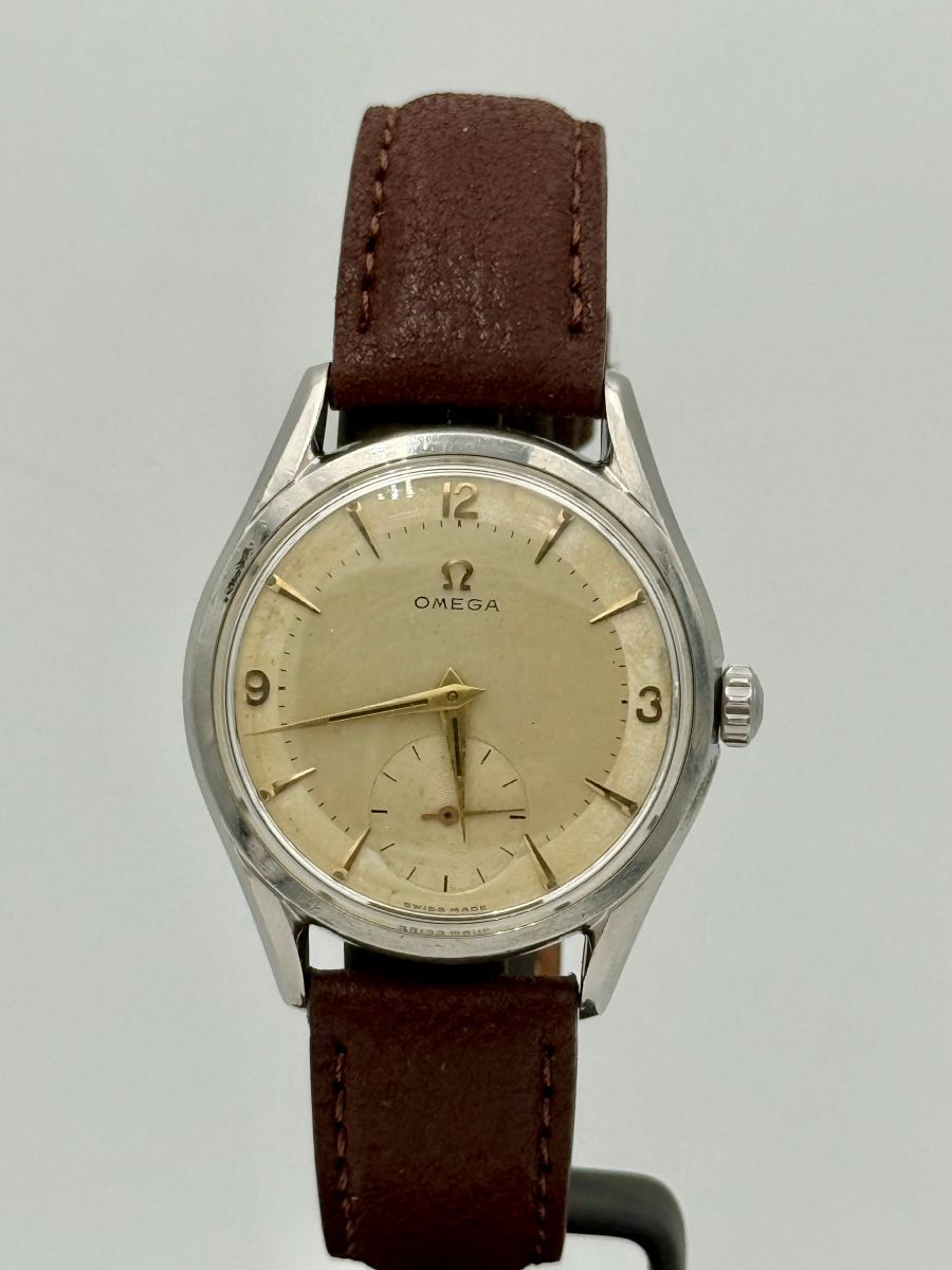 Omega 'Bullseye' Cronografo Manuale Cal. 266 Acciaio Ref. CK 2791-1 con il certificato originale di acquisto