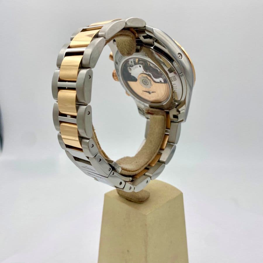 Longines Conquest Classic Cronografo Automatico Acciaio e Oro Rosa