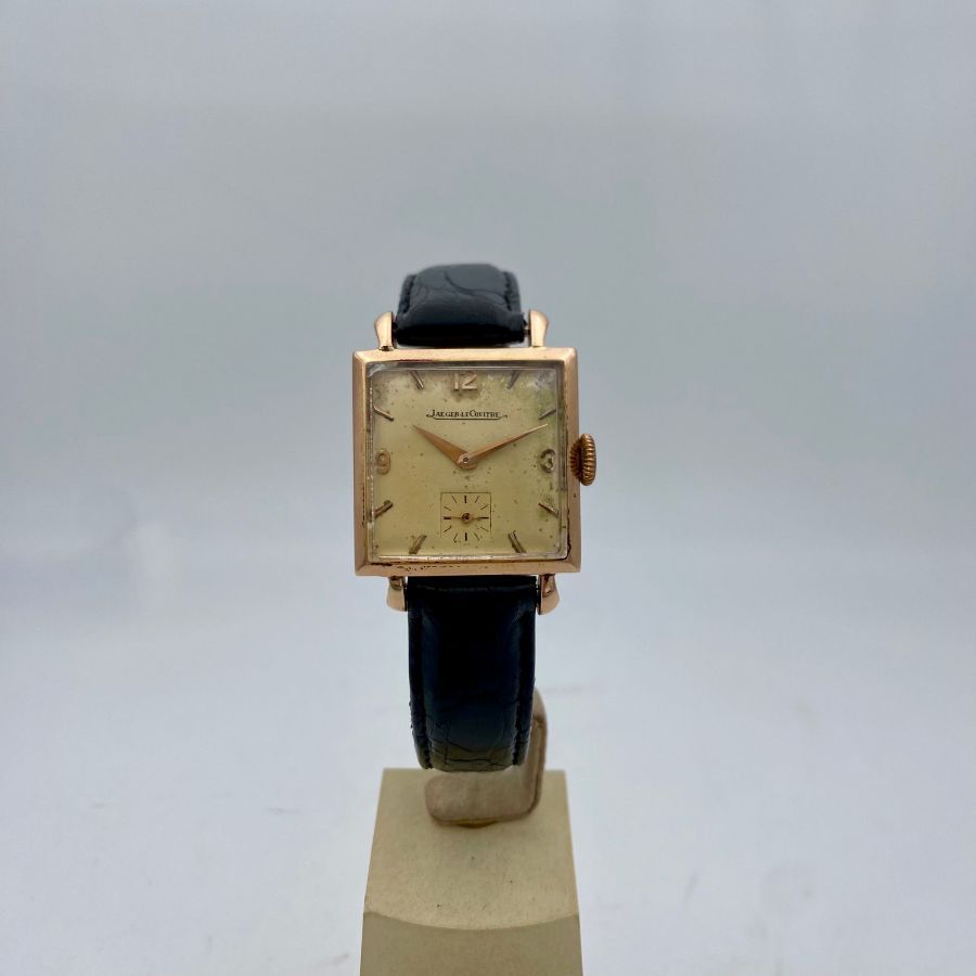 orologio jaeger le coultre quadrato cassa 18kt gr. 15