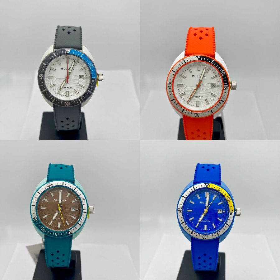 Bulova Snorkel Sea Turtle Ibrida Ceramica Quadrante Marrone