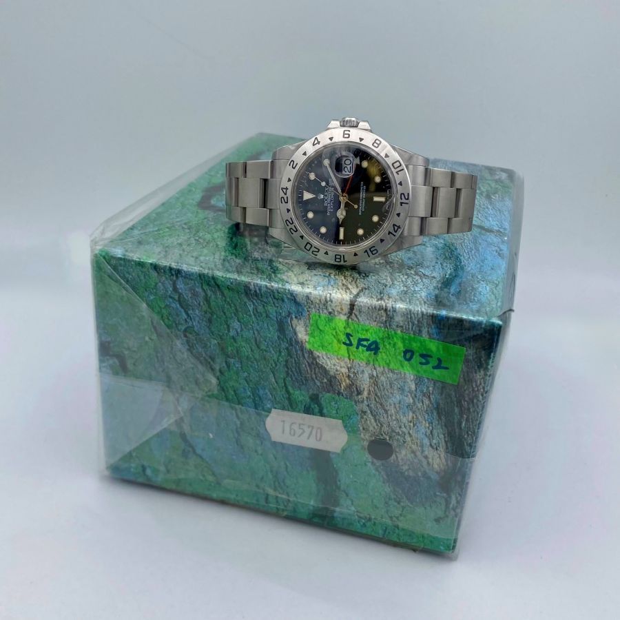 Rolex Explorer II Referenza 16570 Quadrante Nero Anno 2000