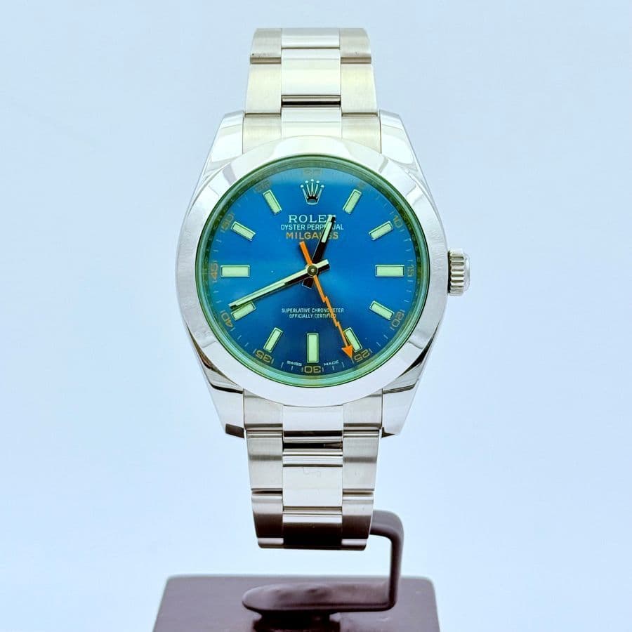 Rolex Milgauss 116400GV Quadrante Z-Blue