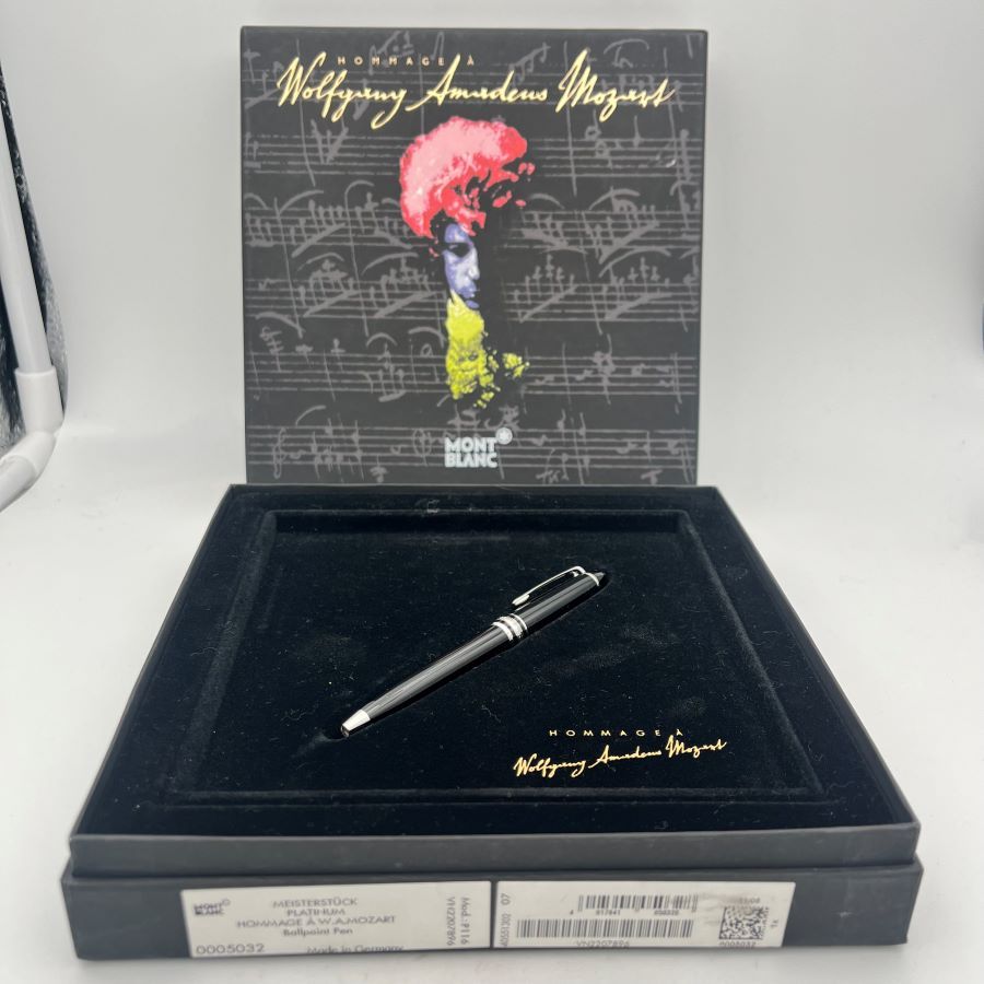 Montblanc Meisterstück Hommage à W.A. Mozart Stilografica Platino P1116
