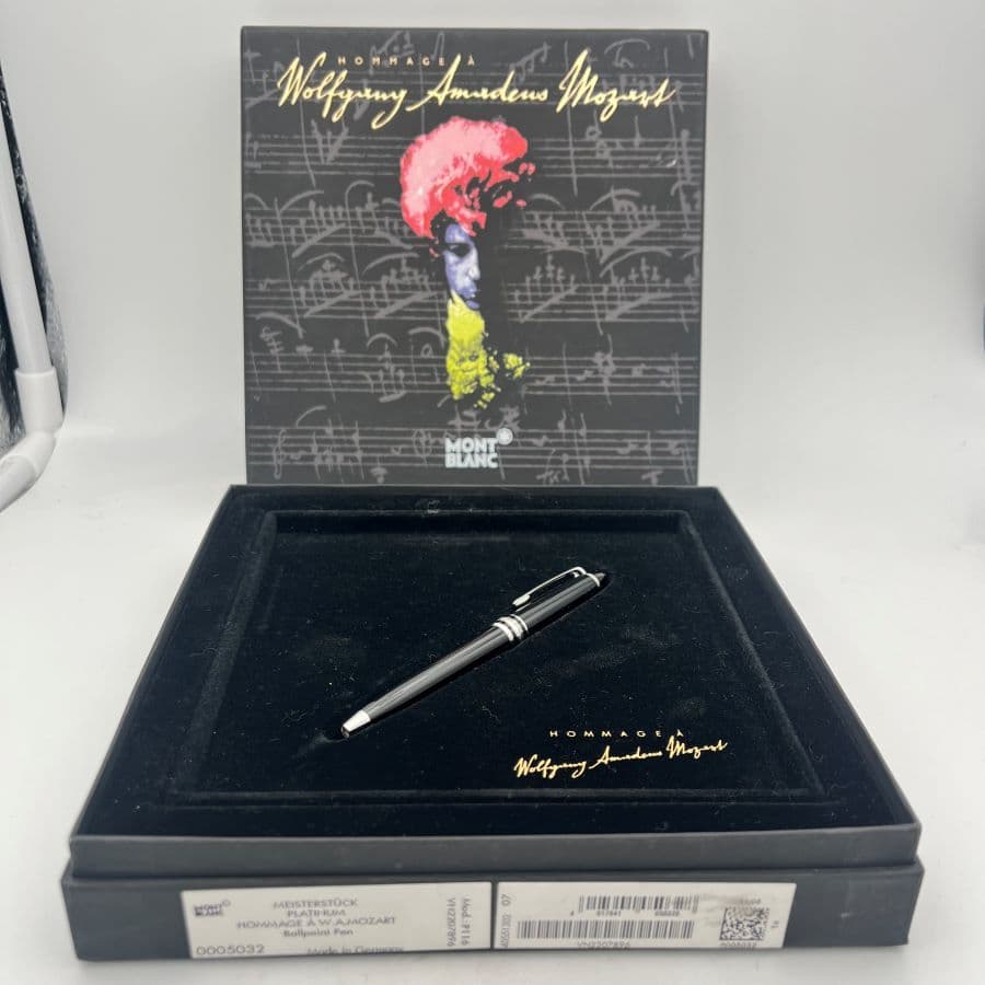 Montblanc Meisterstück Hommage à W.A. Mozart Stilografica Platino P1116